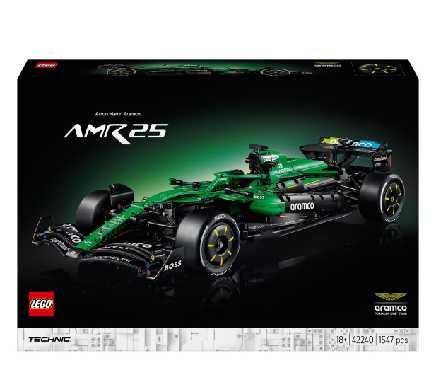 LEGO TECHNIC 42240 Bolid F1® Aston Martin Aramco AMR25 - 1537162 - zdjęcie